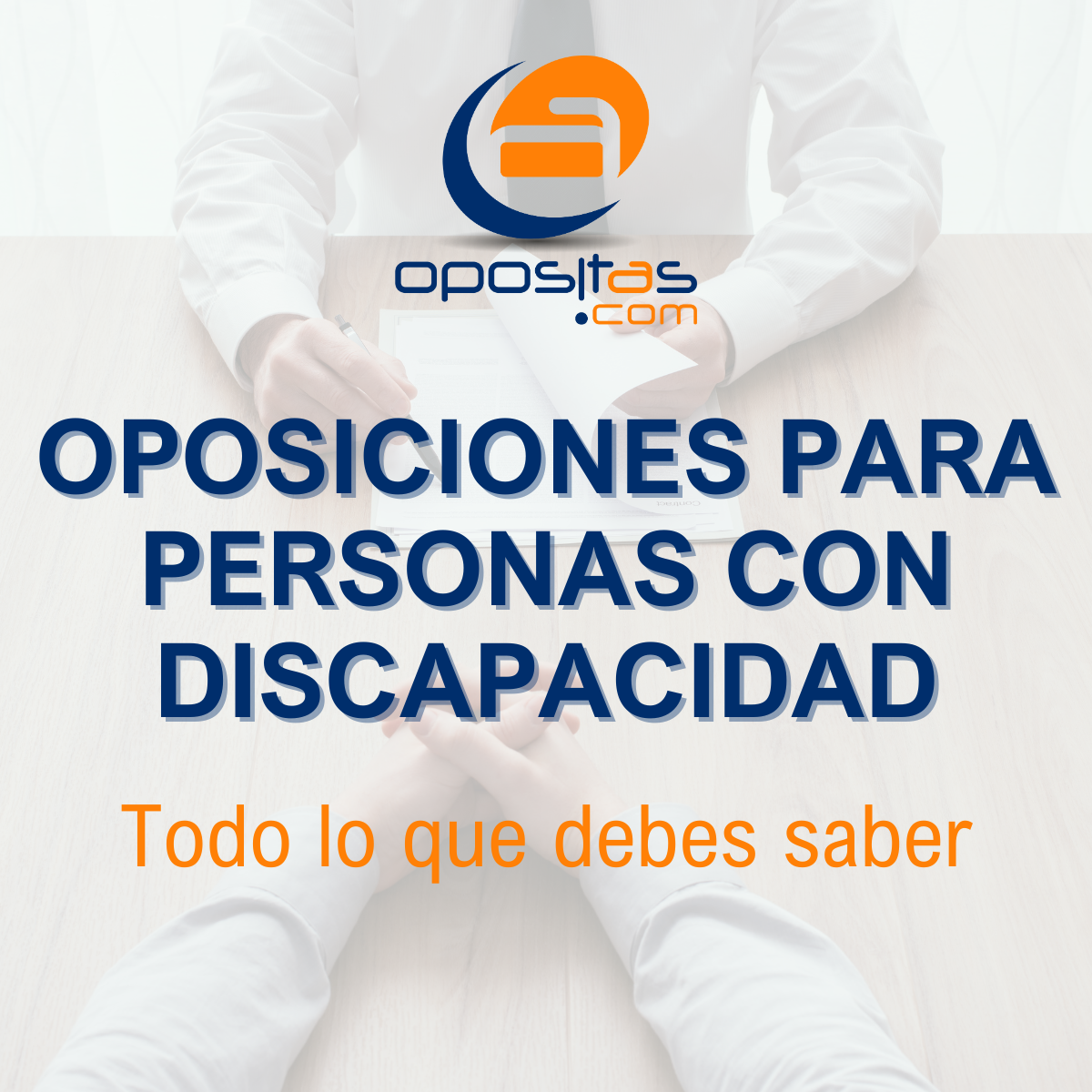 oposiciones para personas con discapacidad